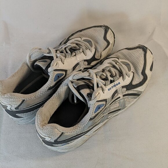 Asics GT-2060 Duomax TN153 White Blue Grey Womens US 9 F360301 Sneakers Shoes - Picture 6 of 14